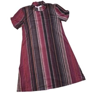 BCBG Generation xsmall striped 70’s style dress